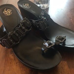BCBG toe Wedge Sandle